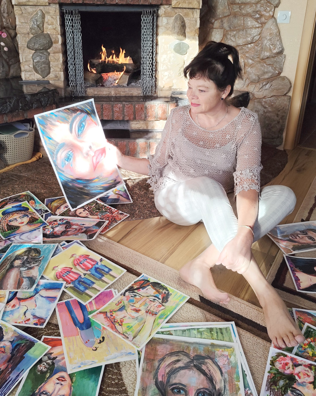 Nadezhda Smirnova in studio