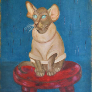 Elena Sizonenko, Cat on a stool