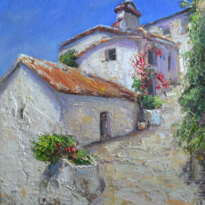 White Passage - oil painting by Oksana Filinska