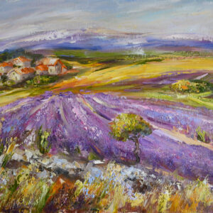 Spirit of Provence - oil painting by Oksana Filinska