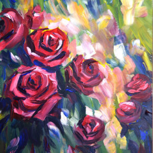 The Dance of Crimson Roses